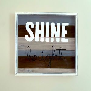 Shine Bright Wall Decor